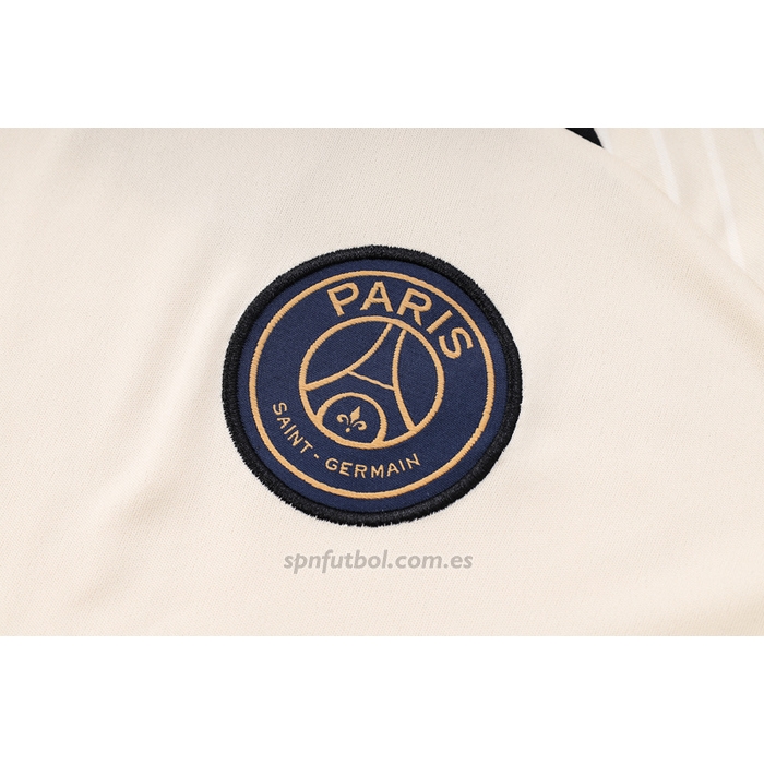 Chandal del Paris Saint-Germain Manga Corta 2023-2024 Albaricoque - Pantalon Corto